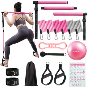 FlexiPilates 3-in-1 Resistance Bar Kit